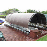 30' x 50' Boat Dock Cover Tarp - 18 oz Vinyl Coated Polyester - Grommet Every 1 ft - Made in USA