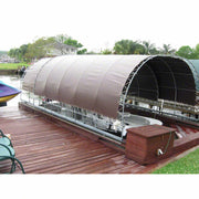 20' x 40' Boat Dock Cover Tarp - 18 oz Vinyl Coated Polyester - Grommet Every 1 ft - Made in USA