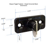 Stayput Toggle Tarp Fastener - 10-Pack