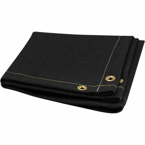 6' x 6' Welding Blanket - 28 oz Black Heavy Acrylic Coated Fiberglass