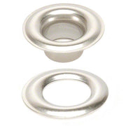 Stainless Steel Grommets - Plain with Washers - 304 Stainless Steel