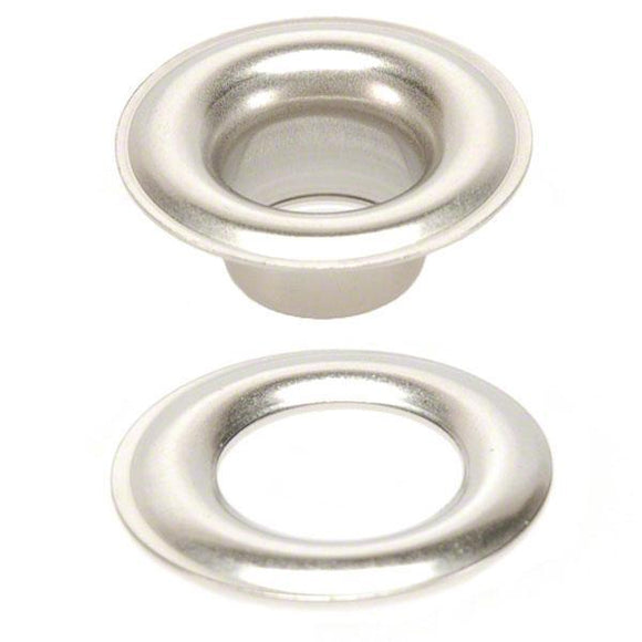 Stainless Steel Grommets - Plain with Washers - 304 Stainless Steel