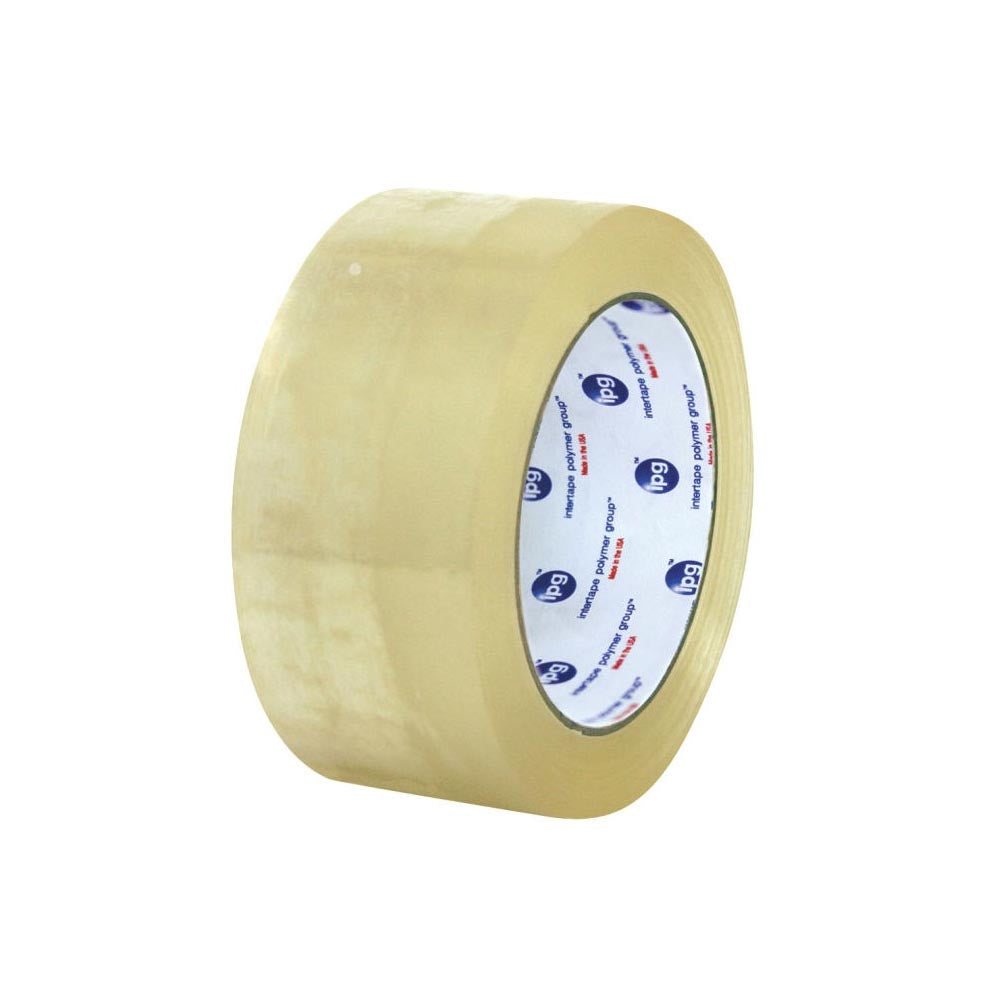 IPG Intertape 7100 Carton Sealing Tape - Hot Melt Packaging Tape - 1.85 MIL - Clear - 3" x 110 Yds