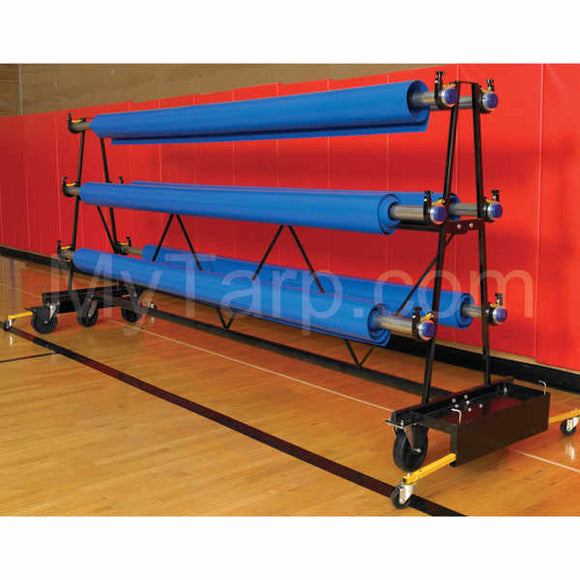 Gym Floor Cover Rack - Premium Mobile Storage