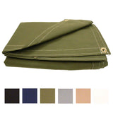 Polyester Canvas Tarp - Made in USA - Clearance Sale