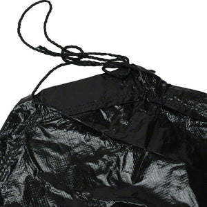 9' x 9' Drawstring Tarp - Leaf Tarp - Yard Tarp - Black Poly