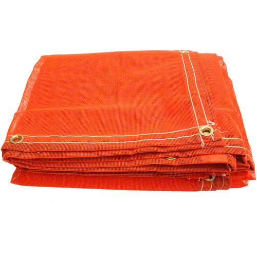 Sigman 8' x 10' Vinyl Coated Mesh Tarp 50% Shade - Made in USA