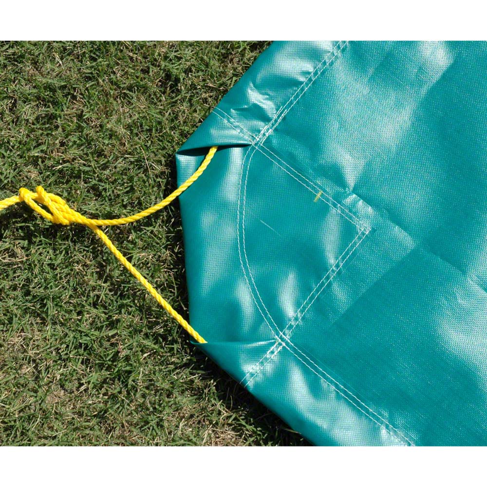 frilufts callan tarp l 9 x 9 Drawstring Tarp - Leaf Tarp with Handles - Yard Tarp Made in USA