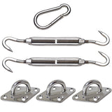 Coolaroo Stainless Steel Triangle Shade Sail Hardware Kit Extreme 471927