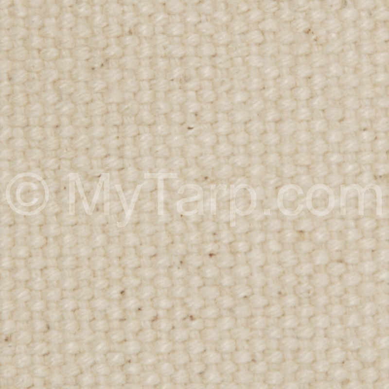 Sample Swatch - #4 Natural Cotton Duck Canvas Fabric