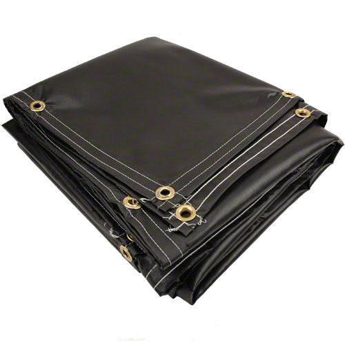 Sigman 6' x 10' Dog Kennel Tarp - 18 OZ Vinyl Coated Polyester - Made in USA