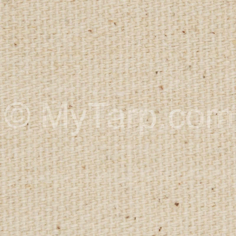 Sample Swatch - #10 Natural Cotton Duck Canvas Fabric