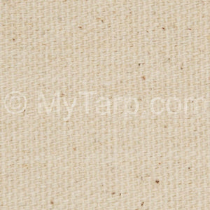 Sample Swatch - #12 Natural Cotton Duck Canvas Fabric