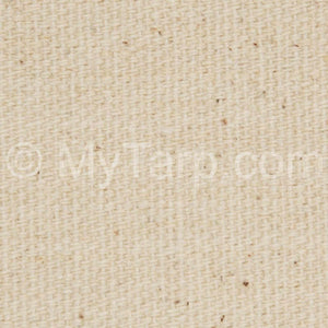 Sample Swatch - #12 Natural Cotton Duck Canvas Fabric