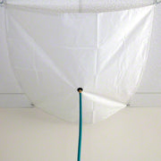 6' x 10' Drain Tarp - 13 oz Flame Retardant Translucent Vinyl