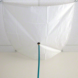 6' x 10' Drain Tarp - 13 oz Flame Retardant Translucent Vinyl