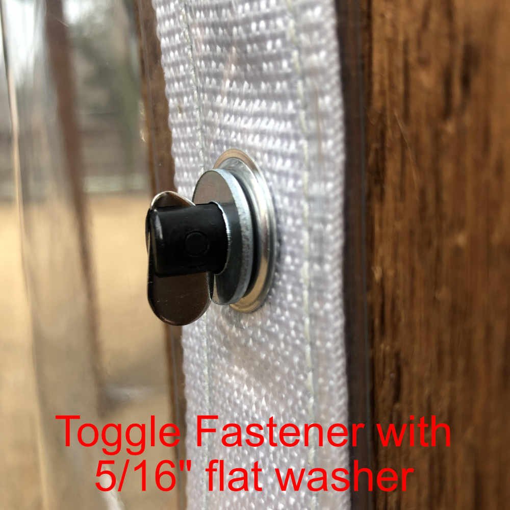 tarp grommets Stayput Toggle Tarp Fastener - Stainless Steel - 5-Pack